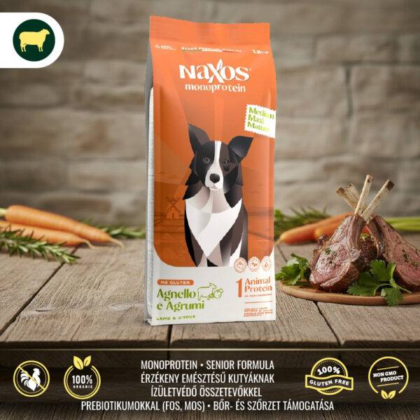 Naxos Medium/Maxi Mature Bárány Monoprotein