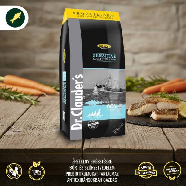 Dr Clauder's Sensitive - hal és rizs