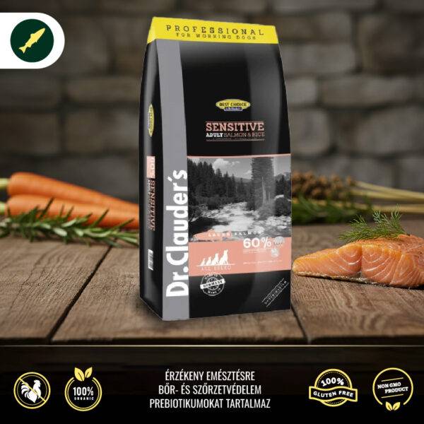 Dr Clauder's Sensitive - lazac és rizs