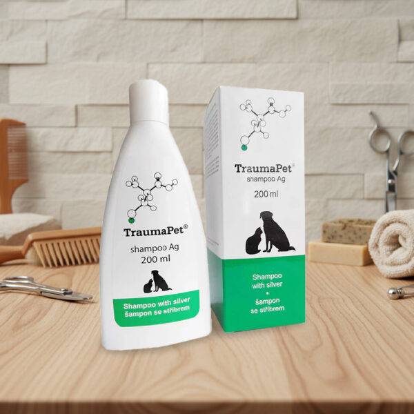 TraumaPet sampon - ezüstkolloiddal és illóolajokkal