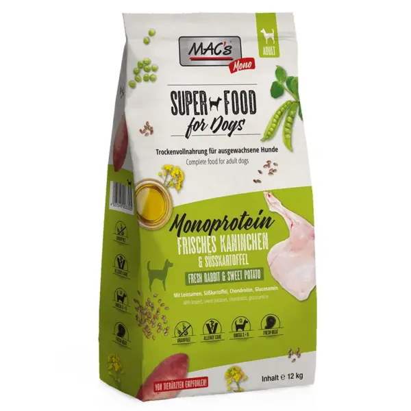 MAC's Dog Nyúl Monoprotein 12kg