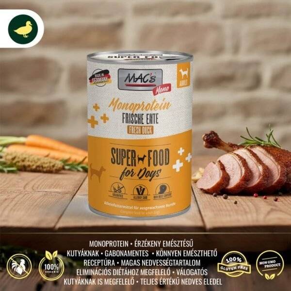 MAC's Friss Kacsa Monoprotein Konzerv